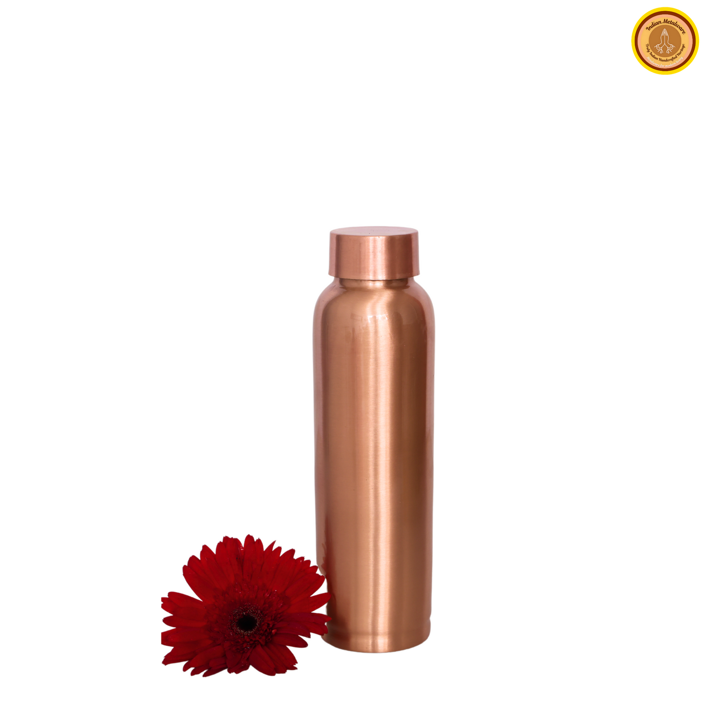 Simple copper water bottle
