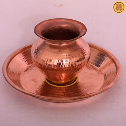 Traditional Copper Puja Set (Gadva & Tamhan Combo)