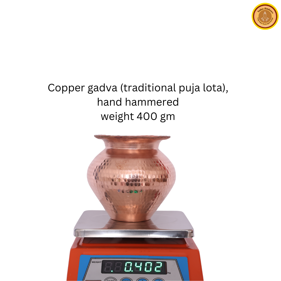 Copper gadva (Traditional Puja lota)