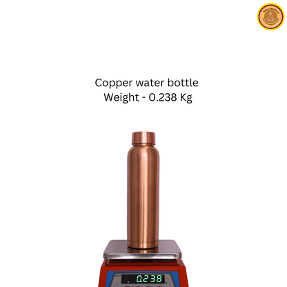 Simple copper water bottle