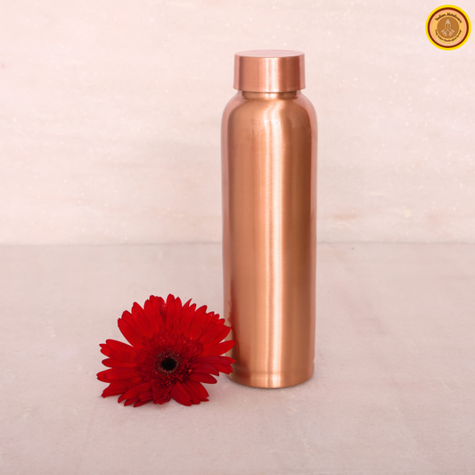 Simple copper water bottle